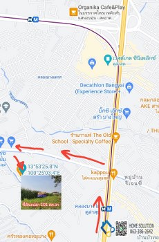 ขายที่ดินเปล่า 101 ตร.วา ถ.จันทร์ทองเอี่ยม ใกล้สถานีรถไฟฟ้าตลาดบางใหญ่ นนทบุรี