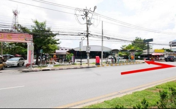 ขายที่ดิน 965 ตรว. (2ไร่ 1งาน 65ตรว) บางบัวทอง  ริมถนนบางกรวยไทรน้อย 6 เลน ใกล้ หมู่บ้าน ช.รุ่งเรือง