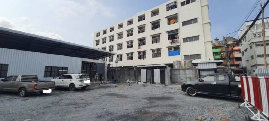 ขาย ที่ดินเปล่า  ซอย ด่านสำโรง58 ขนาด 412 ตรว ไม่รวม โกดัง สิ่งปลูกสร้าง  ตอนนี้เช่าตั้งโกดังอยู่