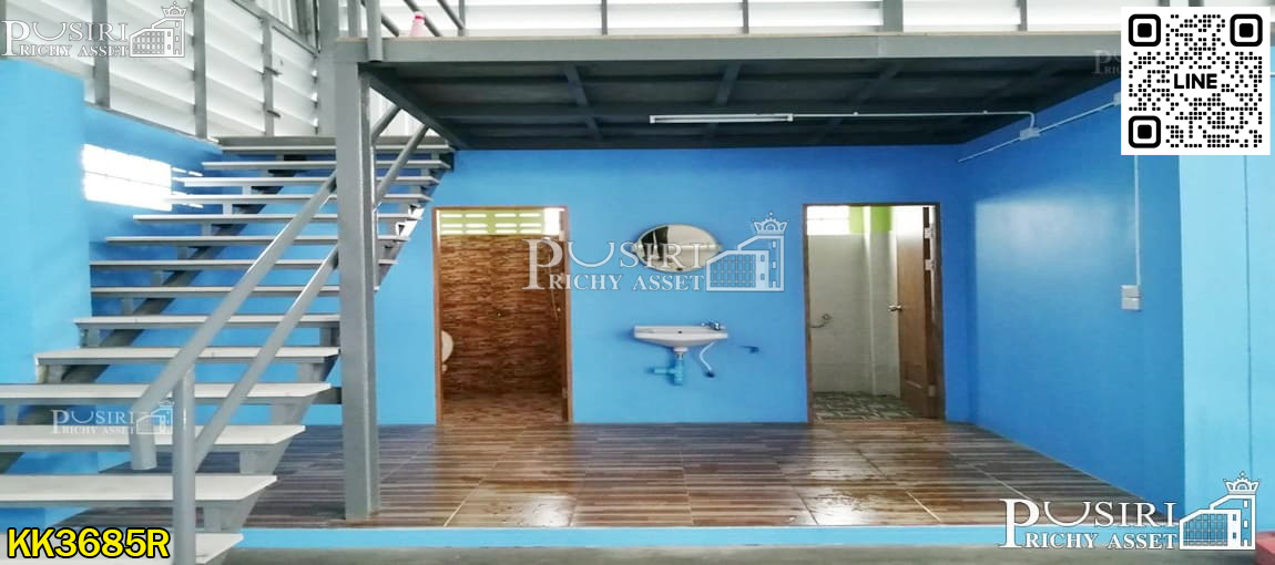 ให้เช่าโกดัง 420 ตร.ม. ออฟฟิศในตัว เพียง 400 เมตร จากเส้นวัดเจษ-พันท้าย-สาริน แหล่งอำนวยความสะดวกรอบด้าน  KK3685R