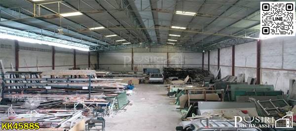 โกดังติดถนนใหญ่ในราคาถนนซอย พร้อมสำนักงาน และบ้านพักคนงาน ลูกค้าสังเกตุคุณได้ง่ายๆ แถมกู้ผ่านสบายๆ - KK004588s