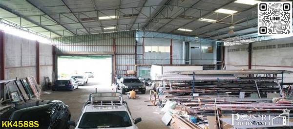 โกดังติดถนนใหญ่ในราคาถนนซอย พร้อมสำนักงาน และบ้านพักคนงาน ลูกค้าสังเกตุคุณได้ง่ายๆ แถมกู้ผ่านสบายๆ - KK004588s