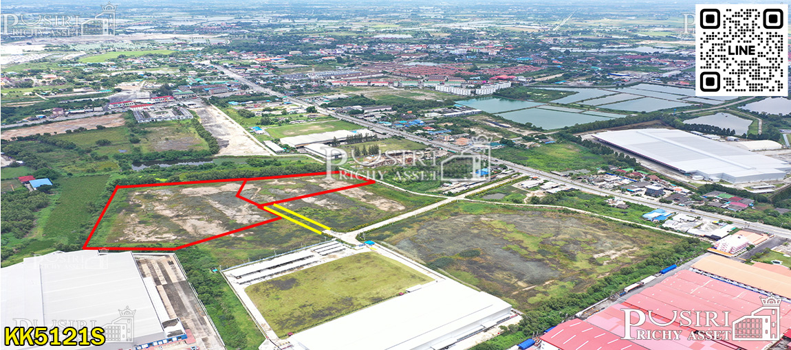 ขายที่สีม่วง สร้างโรงงานได้ทุกประเภท มี 2 เเปลง 7 เเละ 15 ไร่ โซนชลบุรี (พานทอง) รถเทรลเลอร์เข้าออกสะดวก ใกล้ทางด่วนกรุงเทพ – ชลบุรีสายใหม่ kk5121s