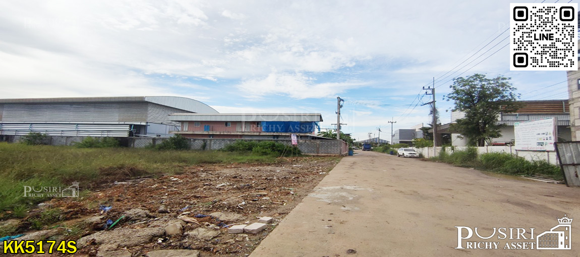ที่สวยสร้างโรงงาน 1.5 ไร่ ราคาดีงาม ถมพร้อมสร้าง บนที่สีชมพู เทรลเลอร์เข้าสบาย ใกล้ คลองสี่วา ถ. เศรษฐกิจเเละพระราม 2 KK5174S