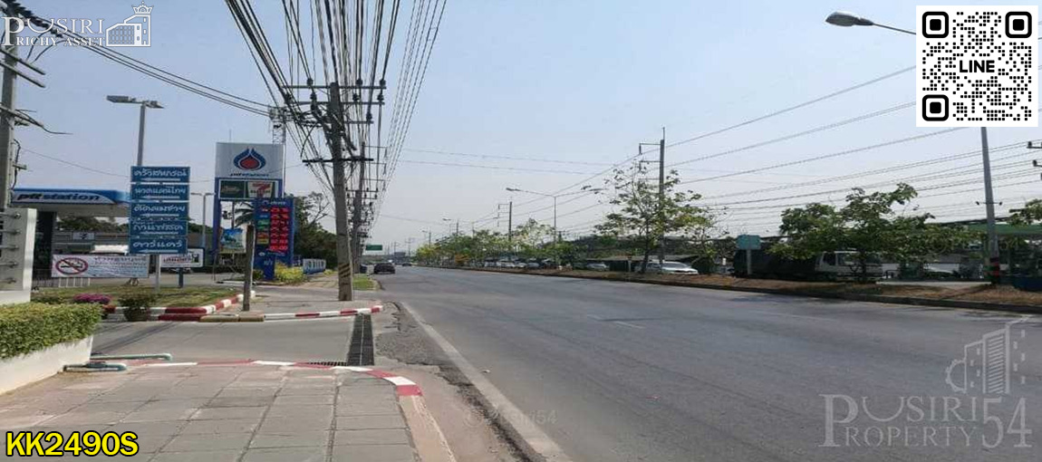 ที่สวยปลูกบ้าน/โกดัง 186.6 วา สะดวกติดถนน 3 ด้าน ในซอยค่ายกำแพงเพชร ใกล้เศรษฐกิจ พุทธสาคร