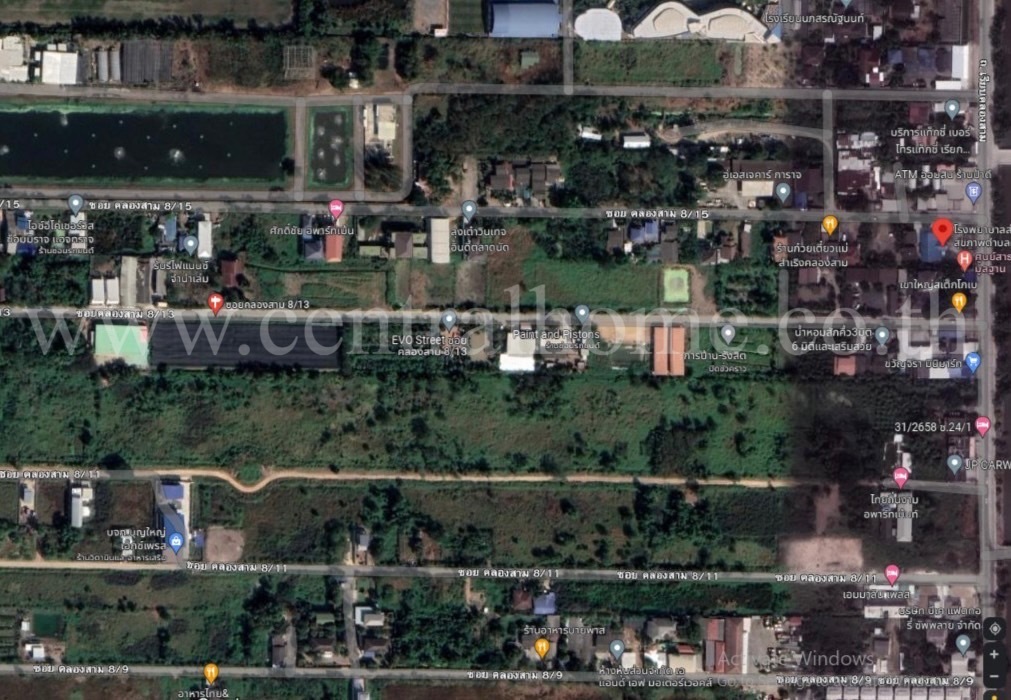 ที่ดิน 100 ตารางวา คลองสาม คลองหลวง ปทุมธานี