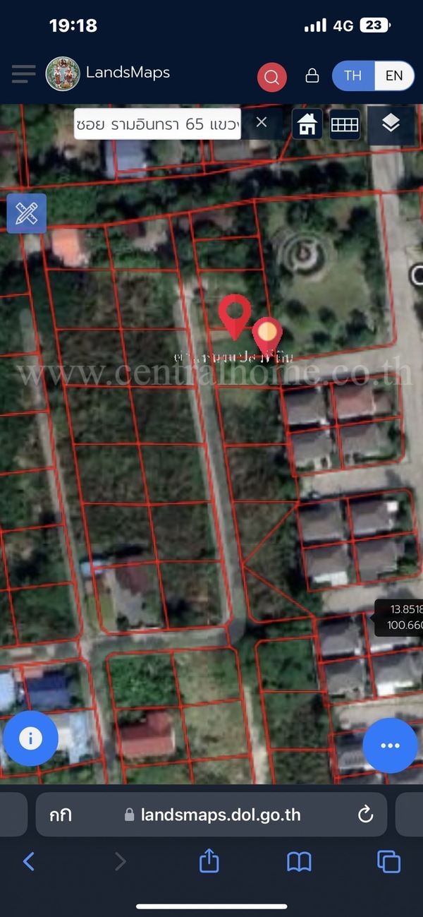 ที่ดิน 90 ตารางวา ซอยรามอินทรา65 แยก2-2