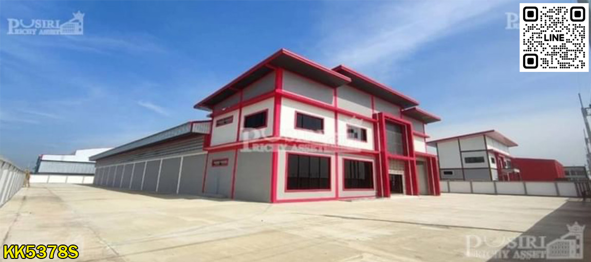 โรงงานใหม่ 2 ไร่เศษ อย่างพันท้าย พื้นใช้สอย 1,280 ตร.ม. พร้อมสำนักงาน 2 ชั้น ขอใบ รง.4 ได้ เทรลเลอร์เข้าออกสะดวก พร้อมส่วนขยายต่อเติมอีกเพียบ  kk5378s