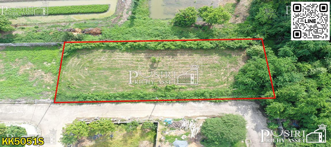 ที่ 242 วา ใกล้ ถ. บรม เพียง 188 ม. หน้ากว้างสวย 47 เมตร ติดตะวันออก สะดวกสบายด้วย Design Village / Starbuck/ กูเม่ ก่อนสาย 3 