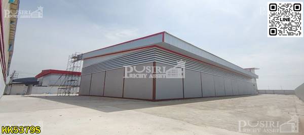 ใหม่กริบกับโรงงาน ย่านพันท้าย 2.5ไร่ พื้นที่ใช้สอย 1,280ตร.ม. ขอใบ รง.4 ได้ เทรลเลอร์ เข้าสะดวก พร้อมพื้นที่ต่อเติมได้อีกเพียบ - KK5379S