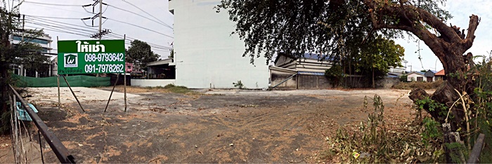 ให้เช่า ที่ดินเปล่าแปลงมุม ติดถนนหลัก ลำลูกกา ถมแล้ว 221 ตรว.