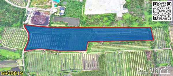 ขายที่ 31 ไร่ หน้ากว้างมาก 133 เมตร ราคาคุ้มเชื่อมต่อหลายเส้นทาง ถนนสวนส้ม บางปลา และพระราม 2