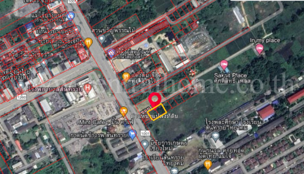 ที่ดินเมืองเชียงใหม่ ติดถนนใหญ่ รพ.สันทราย