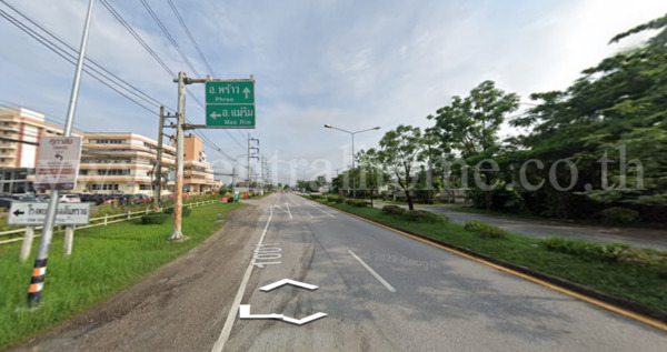 ที่ดินเมืองเชียงใหม่ ติดถนนใหญ่ รพ.สันทราย