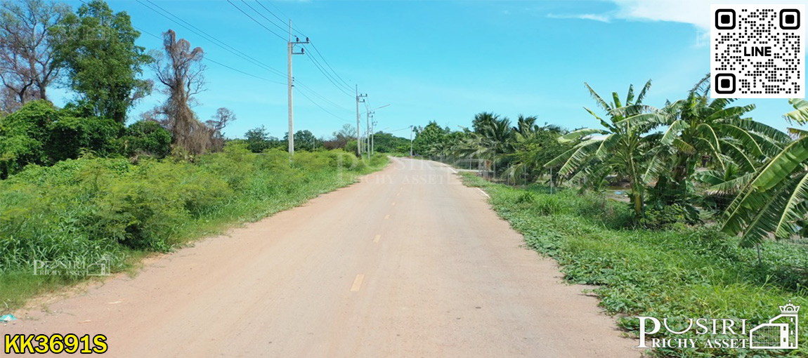 ที่ 5 ไร่ สร้างโรงงานใหญ่ได้ถึง 5,000 ตร.ม.อย่างลงตัว พร้อมระบายน้ำลงคลองด้านหลังได้ทันที ใกล้ ถ.พระราม 2 และอีก 2 ถนนหลัก  KK3691S