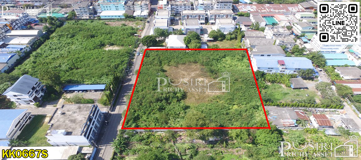ที่สวยราคาพิเศษ 3 ไร่เศษ เหมาะทำสำนักงาน คอนโด เเละหอพัก ใกล้สิ่งอำนวยความสะดวกทุกอย่าง ใกล้รถไฟฟ้าสถานีเพชรเกษม 48 หลัง ม.สยาม  KK0667S