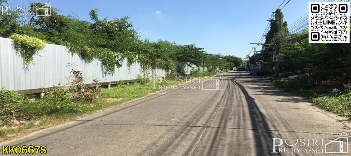 ที่สวยราคาพิเศษ 3 ไร่เศษ เหมาะทำสำนักงาน คอนโด เเละหอพัก ใกล้สิ่งอำนวยความสะดวกทุกอย่าง ใกล้รถไฟฟ้าสถานีเพชรเกษม 48 หลัง ม.สยาม  KK0667S