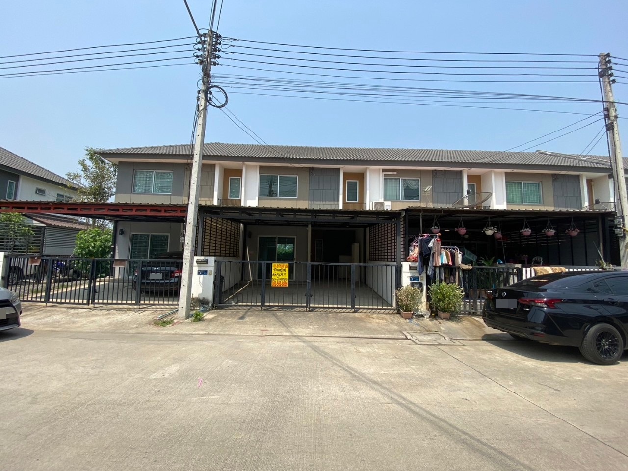 ขายบ้านทาวน์เฮ้าส์ 2 ชั้น หมู่บ้านพฤกษา123 แถววัดธรรมกาย ย่านตลาดไท (คลองสอง คลองหลวง)