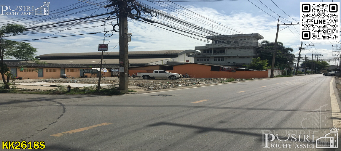 โรงงาน 6 ไร่ ผลิตและเก็บของได้เต็มที่ เดินทางสุดสะดวก ใกล้ทั้ง สาย 5 และเพชรเกษม  KK2618S