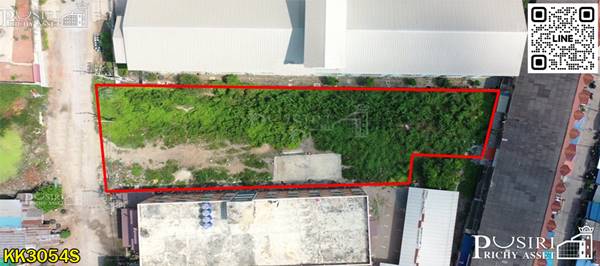 ลุย สร้างหอพัก/โกดัง บนเนื้อที่ 1ไร่ ได้ทันที ถนนกว้างแวดล้อมครบ ซ.สุชัย ใกล้พระราม2 - KK3054S