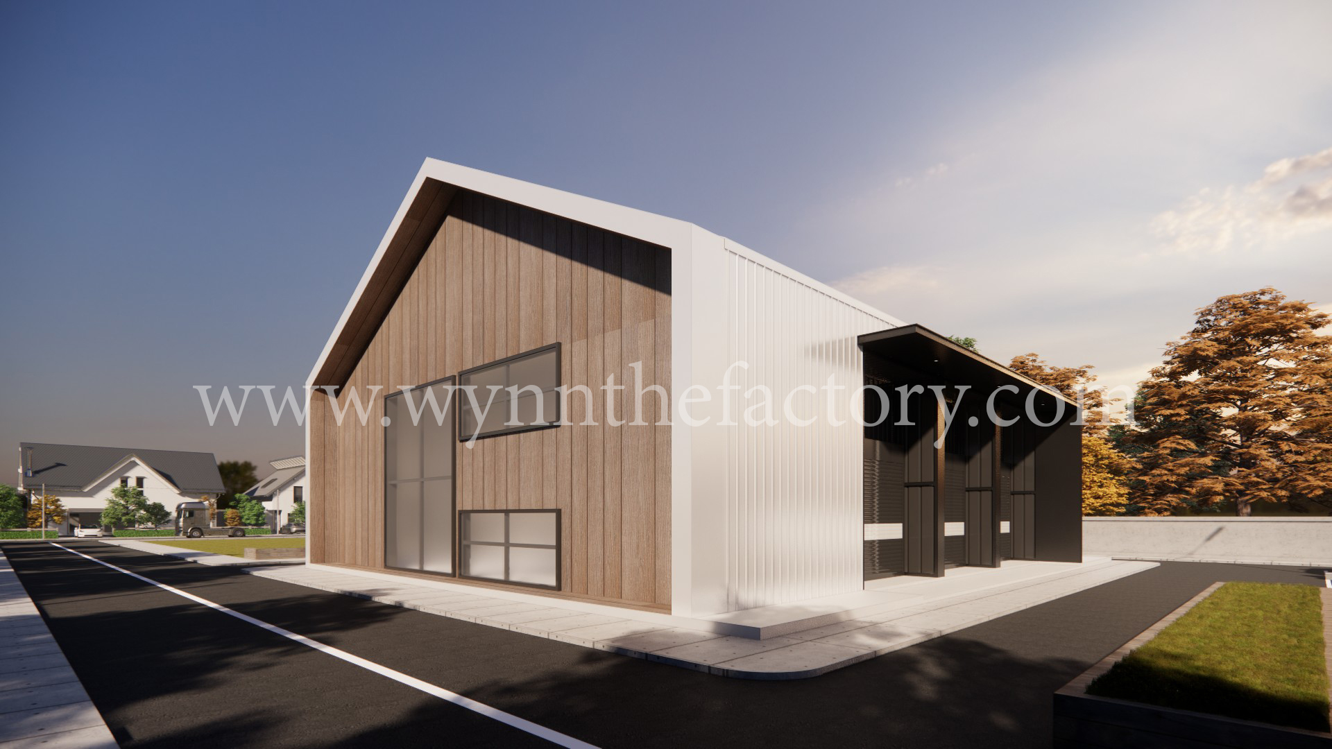 รับออกแบบ ก่อสร้าง โกดัง โรงงาน บ้านและออฟฟิศสำนักงาน By Wynn