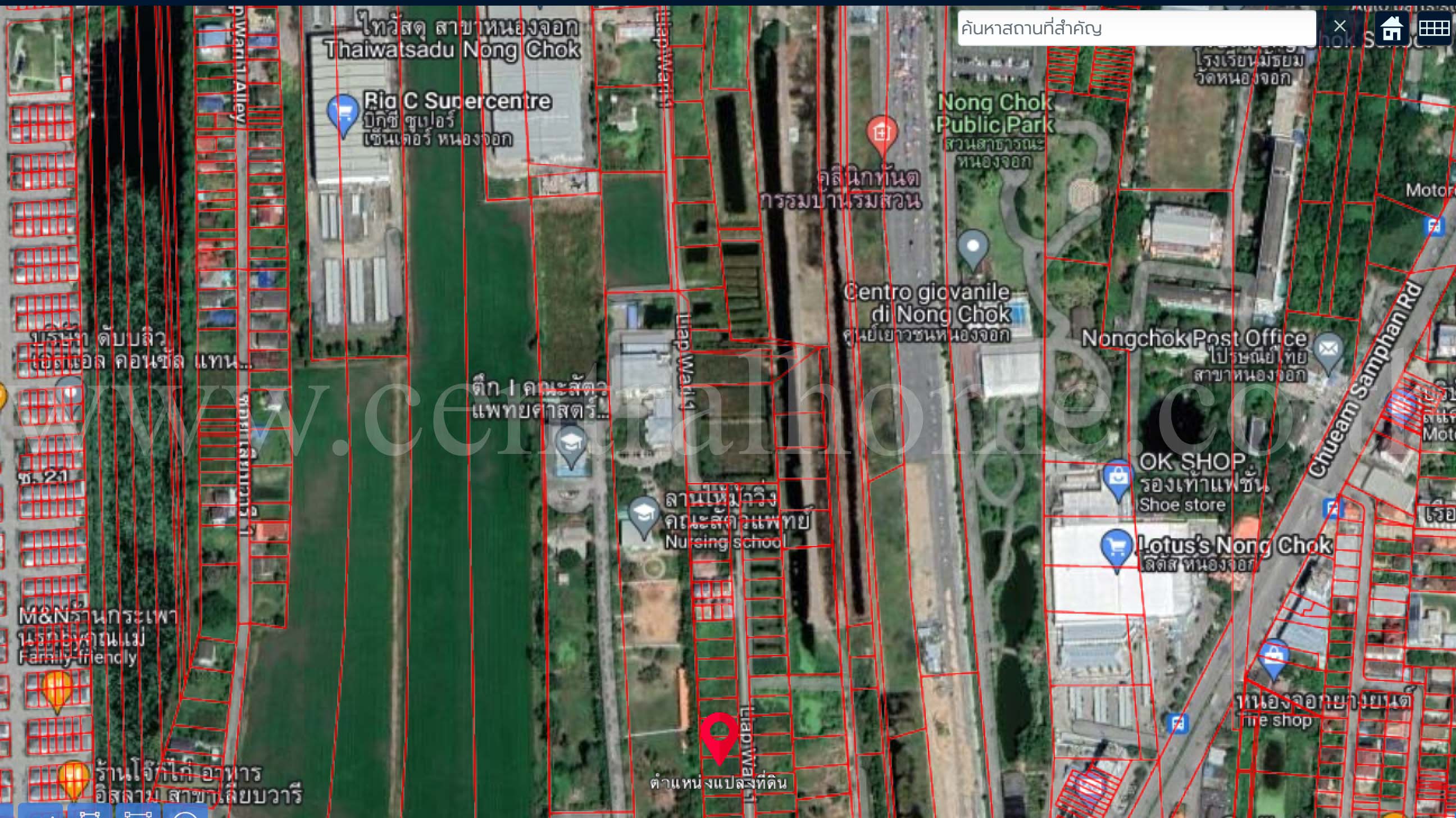 ที่ดิน 101 ตารางวา ถนน เลียบวารี หนองจอก