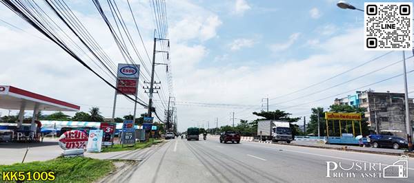 สร้างโรงงานได้หลากหลาย 3,500 ตร.ม.+บนที่สีชมพู 5ไร่เศษ หน้ากว้างๆ 66 ม. ติดถนนคอนกรีต 10 ม. มั่นใจ เทรลเลอร์เข้า -  เพียง 5 นาที ถนนเอกชัยเเละพระราม 2 KK5100S