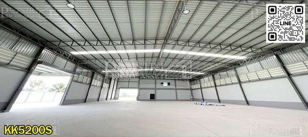 โรงงานใหม่ 1 ไร่ 80 พื้นที่ใช้สอย 930 ตร.ม. ขอใบ รง.4 ได้ ใกล้ ถ. เศรษฐกิจ มีพื้นที่ต่อเติมด้านข้างต่อเติมได้อีก 400 ตารางเมตร - kk5200s