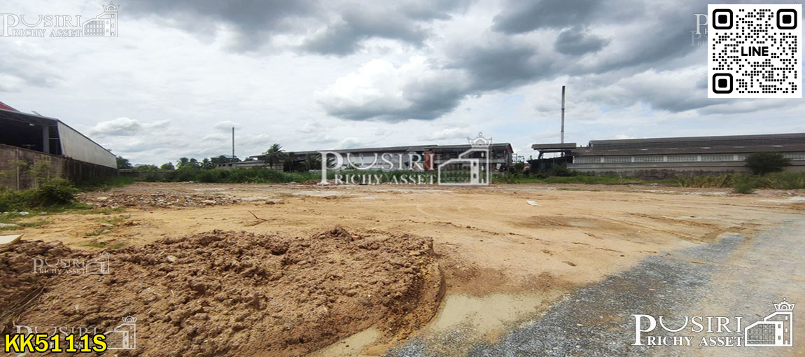 ที่ม่วง 3 ไร่เศษ ถมแล้ว 60% อ้อมใหญ่ สะดวกสบาย ใกล้ ถ.เพชรเกษม 1.4 กม. แวดล้อมโรงงาน KK5111S
