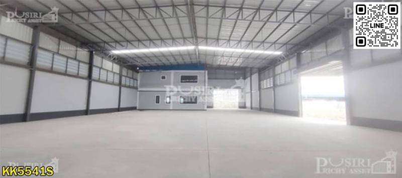 ลด 300,000 บาท เหลือง 13.5 ล้าน !!! กับโรงงานใหม่ 1 ไร่ ย่านท่าเสา พื้นที่ใช้สอย 784 ตร.ม. มาพร้อมออฟฟิศ 2 ชั้น พื้นที่ต่อเติมด้านข้างกว่า 400 ตารางเมตร KK5541S