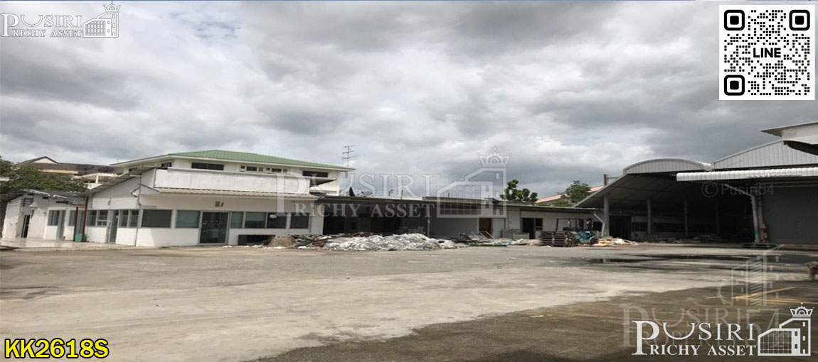 ขาย/ให้เช่าโรงงาน 6 ไร่ ผลิต เก็บของได้เต็มที่ เดินทางสุดสะดวก ใกล้ทั้ง สาย 5 และเพชรเกษม KK2618S