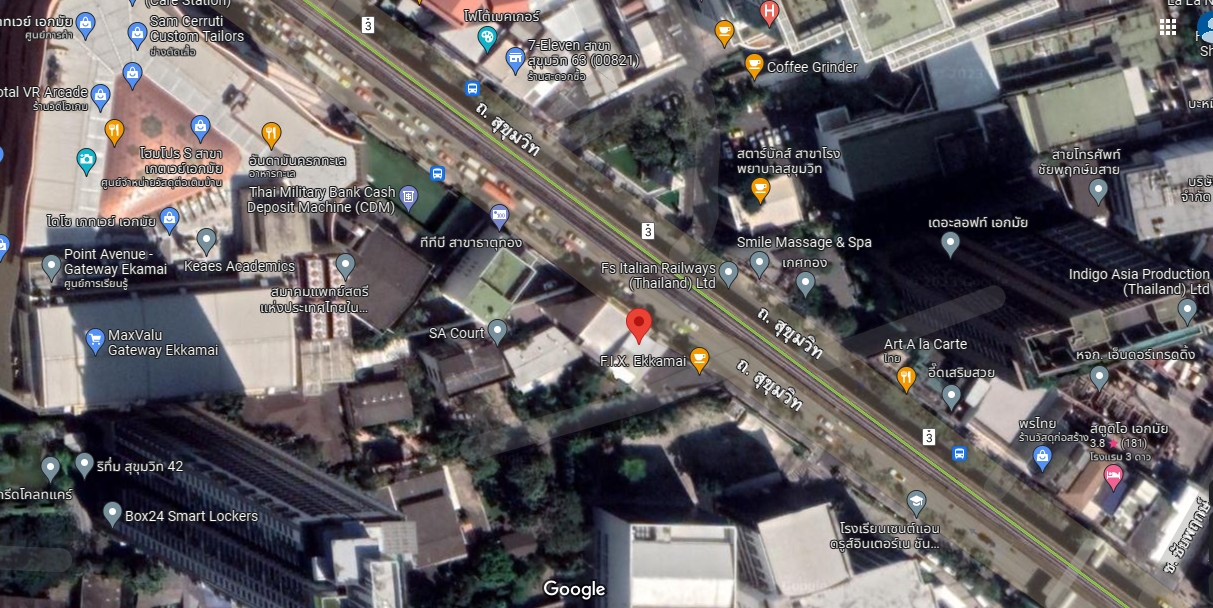 ประกาศขายอาคารพาณิชย์ ทำเลทอง ริมถนนสุขุมวิท