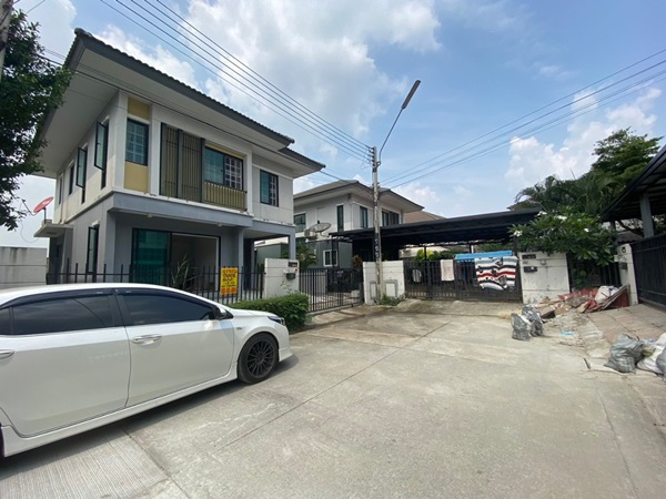 ขายบ้านเดี่ยว 2 ชั้น หมู่บ้านพฤกษาวิลเลจ 32 ถนนโลคัลโรด ตำบลหลักหก อำเภอเมืองปทุมธานี จังหวัดปทุมธานี