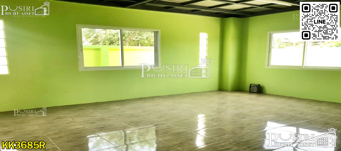 ให้เช่าโกดัง 420 ตร.ม. ออฟฟิศในตัว เพียง 400 เมตร จากเส้นวัดเจษ-พันท้าย-สาริน แหล่งอำนวยความสะดวกรอบด้าน KK3685R