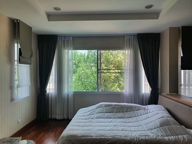 ให้เช่าบ้านเดี่ยว เซนโทร อ่อนนุช-วงแหวน ถ.ลาดกระบัง หน้าบ้านทิศเหนือ โทร 0835533636