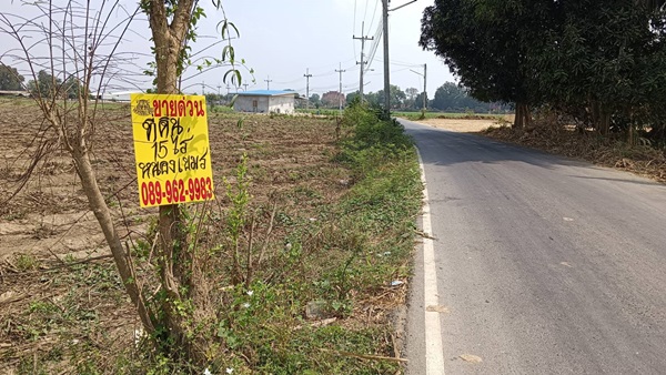 ขายที่ดินเปล่าถมแล้ว กำแพงแสน นครปฐม ติดถนนทางหลวงชนบท 3040