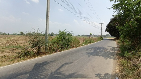 ขายที่ดินเปล่าถมแล้ว กำแพงแสน นครปฐม ติดถนนทางหลวงชนบท 3040