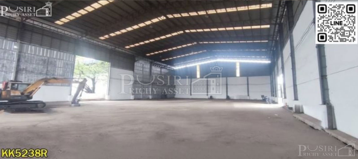 ให้ เช่าโกดัง 2ขนาด 1.5 และ 3.75 ไร่ บางบอน4 เก็บของได้เยอะจุใจพื้นรับ 3.5ตัน ใช้เทรลเลอร์ได้ + จอดเทรลเลอร์ได้นับสิบคัน - KK5238S