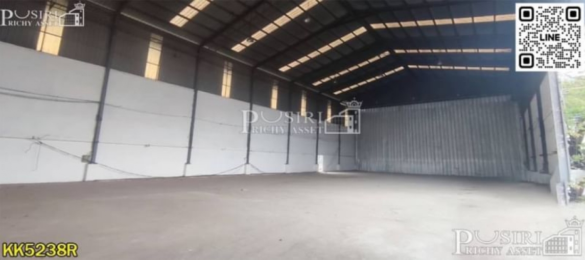 ให้ เช่าโกดัง 2ขนาด 1.5 และ 3.75 ไร่ บางบอน4 เก็บของได้เยอะจุใจพื้นรับ 3.5ตัน ใช้เทรลเลอร์ได้ + จอดเทรลเลอร์ได้นับสิบคัน - KK5238S