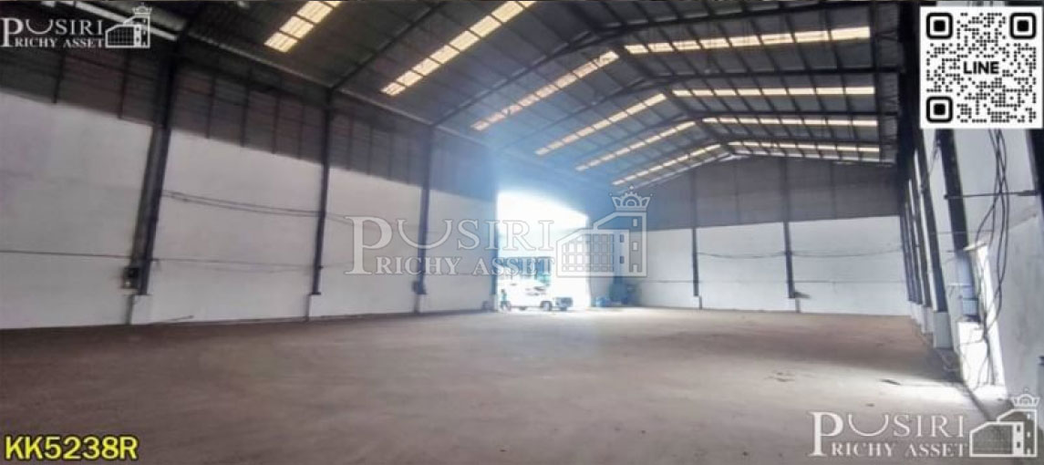 ให้ เช่าโกดัง 2ขนาด 1.5 และ 3.75 ไร่ บางบอน4 เก็บของได้เยอะจุใจพื้นรับ 3.5ตัน ใช้เทรลเลอร์ได้ + จอดเทรลเลอร์ได้นับสิบคัน - KK5238S