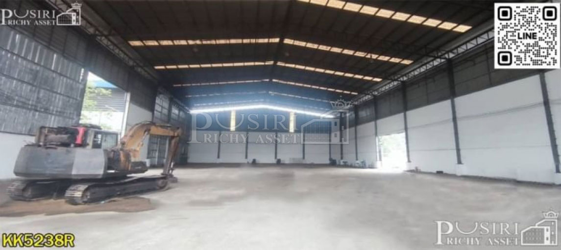 ให้ เช่าโกดัง 2ขนาด 1.5 และ 3.75 ไร่ บางบอน4 เก็บของได้เยอะจุใจพื้นรับ 3.5ตัน ใช้เทรลเลอร์ได้ + จอดเทรลเลอร์ได้นับสิบคัน - KK5238S