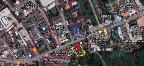 ที่ดินแปลงสวย 238.5 ตร.วา ติดถนน ทำเลโรงงาน