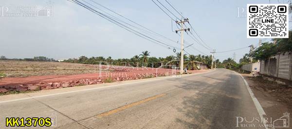 ขายนางงาม 170ไร่ ติดแม่น้ำท่าจีน 200เมตร กำไร 350 - 400 ล้าน มาพร้อมเขื่อน ที่ถมน้อยใกล้ ถ. พระราม 2 - KK1370S