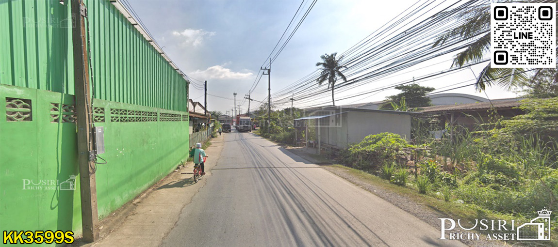 ที่ดินเกือบ 8 ไร่ พร้อมโกดังขนาด 320 ตร.ม.  บ้านพัก 2 ชั้น ใกล้พุทธมณฑลสาย 5 เพียง 1.4 กม. ในราคาที่เปล่า KK3599S
