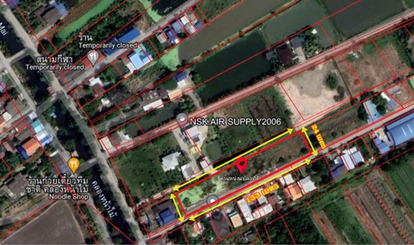 ขายที่ดินเปล่า แถวหน้าไม้ ซอยหวังเต๊ะ ลาดหลุมแก้ว จังหวัดปทุมธานี