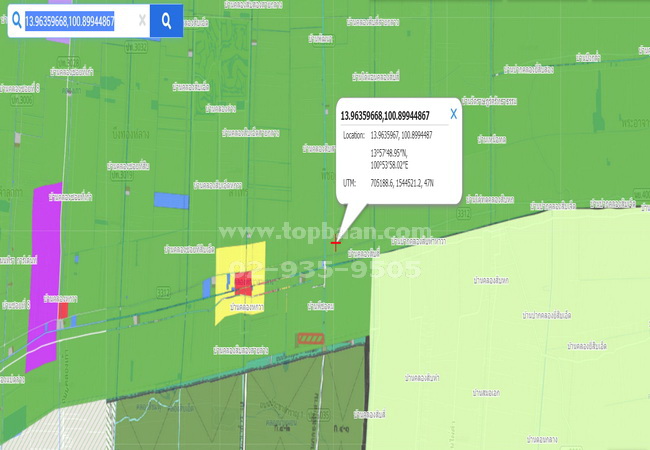ขายที่ดินคลอง 13 ถนนลำลูกกา อำเภอลำลูกกา ปทุมธานี