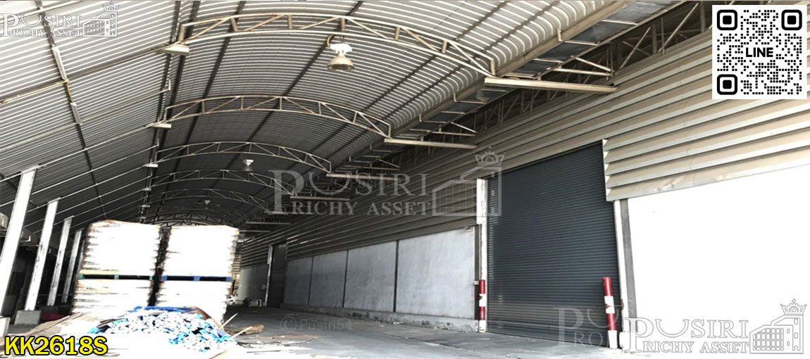 โรงงาน 6 ไร่ ผลิตเก็บของได้เต็มที่ เดินทางสุดสะดวก ใกล้ทั้ง สาย 5 และเพชรเกษม  KK2618S