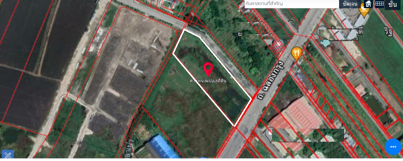  ขายที่ดินเปล่าติดถนนฉลองกรุง ใกล้ถนนสุวิทวงศ์  และ นิคมลาดกระบัง เนื้อที่ 7-3-75 ไร่ 