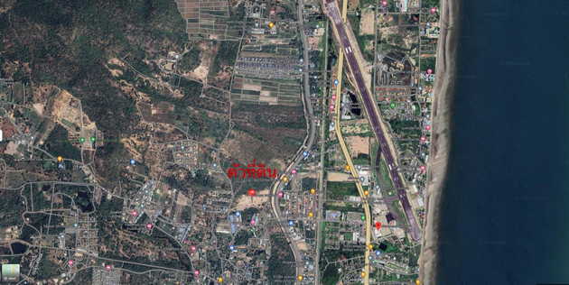 ขายที่ดิน ติดถนนคลองส่งน้ำ ต.หัวหิน อ.หัวหิน จ.ประจวบคีรีขันธ์ (เจ้าของขายเอง)