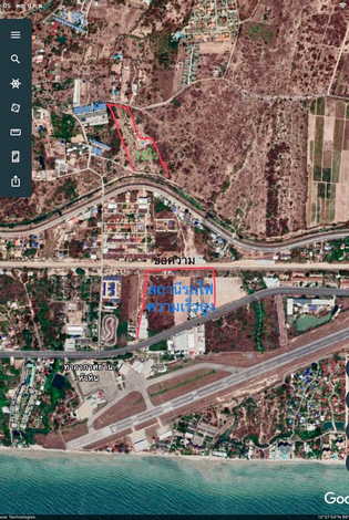 ขายที่ดิน ติดถนนคลองส่งน้ำ ต.หัวหิน อ.หัวหิน จ.ประจวบคีรีขันธ์ (เจ้าของขายเอง)